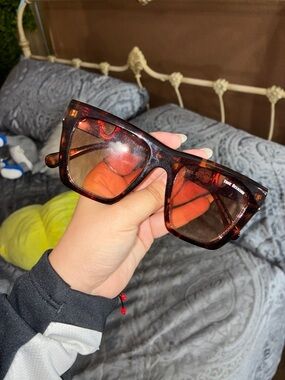 True Religion Men's Tortoiseshell Square Sunglasses - Tortoise/Brown Lenses